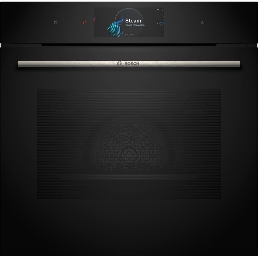 HRG7784B1 Serie 8, Einbau-Backofen mit Dampfunterstützung, 60 x 60 cm, Schwarz